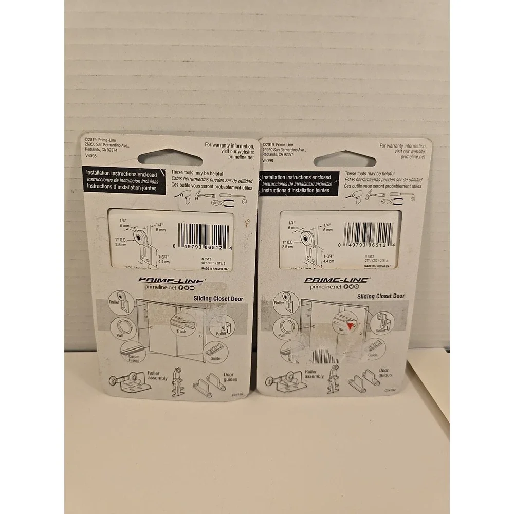 Lot of 2 PLPCI‎ Sliding Door Roller 1